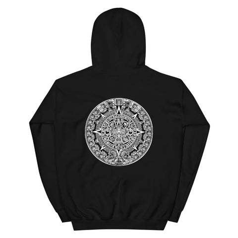 Aztec Calendar Unisex Hoodie Mexica Pride